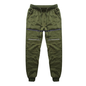 Men Pants Fleece Liner Warm Casual Autumn Winter Elastic Waist Sweatpants Long Trousers Joggers Tracksuit Pants Plus Size 3XL