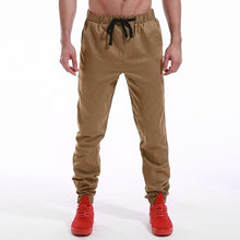 Load image into Gallery viewer, Pants Men Casual Harem Pants Slim Fit Elastic Solid Color Long Trousers Fashion Joggers Sweatpants Male Plus Size Autumn Spring