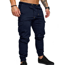 Load image into Gallery viewer, 2018 Military Multi Pockets Skinny Pants Men Cargo Pants Joggers Fitness Tactical Waist Khaki Casual Trousers Plus Size 3XL