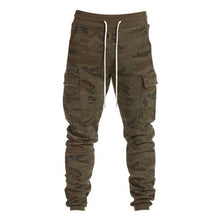Load image into Gallery viewer, Camo Men&#39;s Pants Cargo Trousers Tactical Sweatpants Men Joggers Gyms Harem Pants Workout Slim Fitness Pockets Hombre Pantalon
