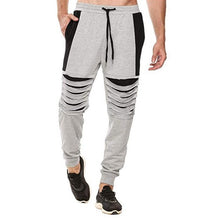Load image into Gallery viewer, Men Casual Pants Harem Hiphop Sweatpants Hole Long Trousers Male Pants Drawstring Tracksuit Joggers Men Clothes Pantalon Hombre
