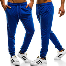 Load image into Gallery viewer, Men Joggers Elastic Waist Long Trousers Fashion Casual Solid Color Fitness Workout Sweatpants